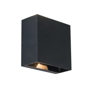 Korlátozott ajánlat Lutec 5104003012 LED kültéri fali lámpa Gemini Beams 1x10W 400lm 3000K IP54 - fekete