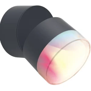 Lutec 5010901118 LED kültéri fali lámpa Dropsi 1x9,5W 690lm 2700-6500K RGB IP44 - szürke Expressz szállítás
