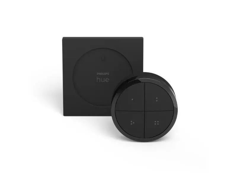 Utolsó esély Philips Hue 8719514440937 Hue Tap Dial Switch intelligens távirányító - fekete, CR2032 elemmel