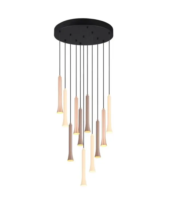 Különleges ajánlat Trio T352091117 LED mennyezeti függőlámpa FIATO 11x3W integrált LED forrás 11x400lm 2300+3000+4000K